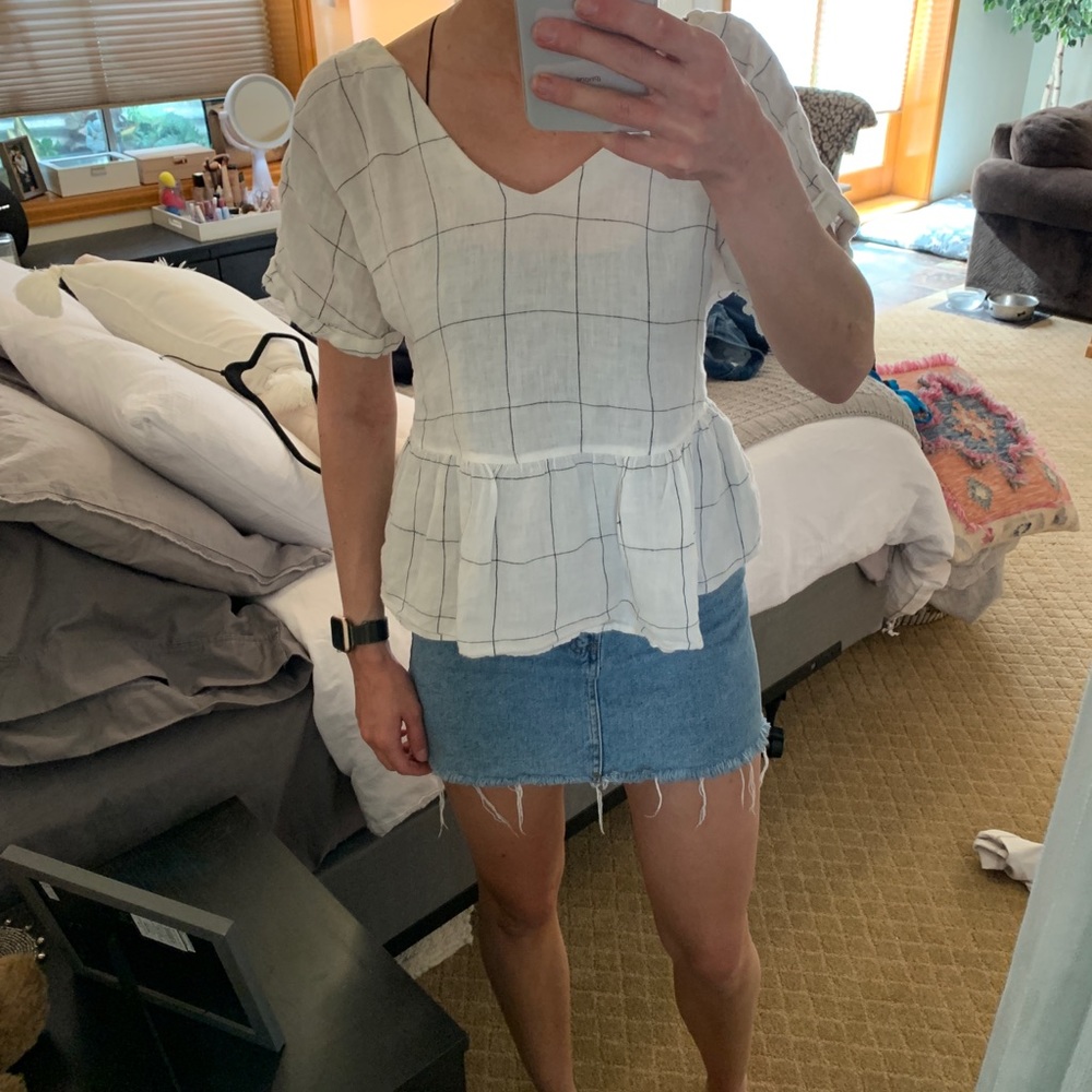 Mango white top